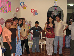 Attendees to a baby shower